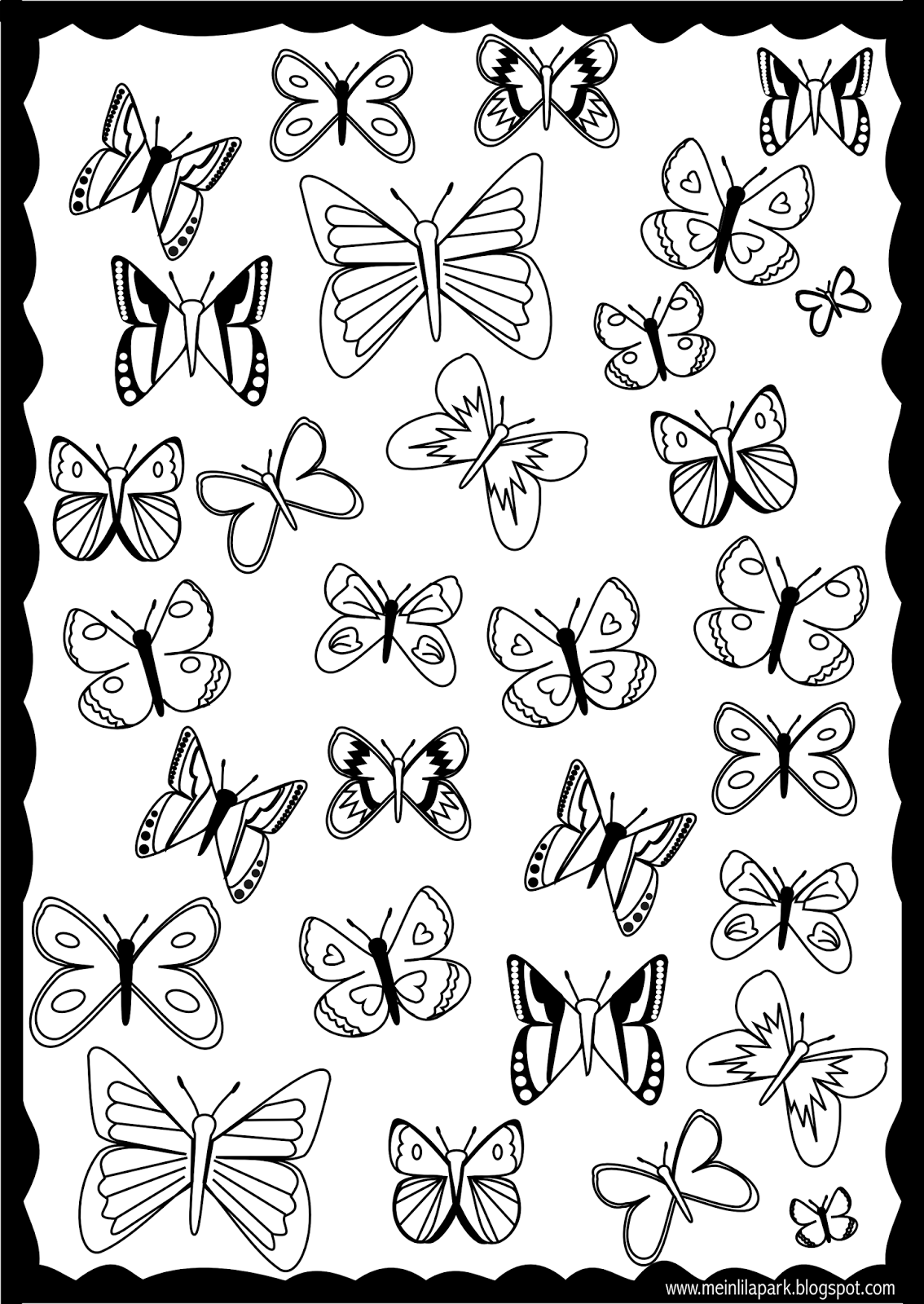 Free Printable Butterfly Coloring Page Ausdruckbare Ausmalseite Free Printable Butterfly Coloring Page Ausdruckbare Ausmalseite