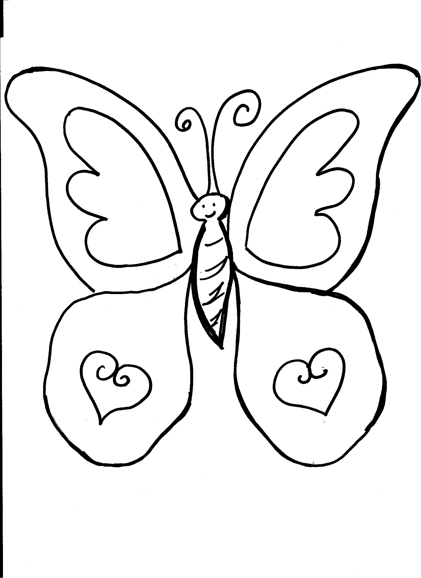 Free Printable Butterfly Coloring Pages For Kids Free Printable Butterfly Coloring Pages For Kids