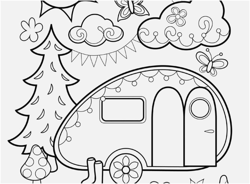 Free Printable Camper Coloring Pages Free Printable Camper Coloring Pages