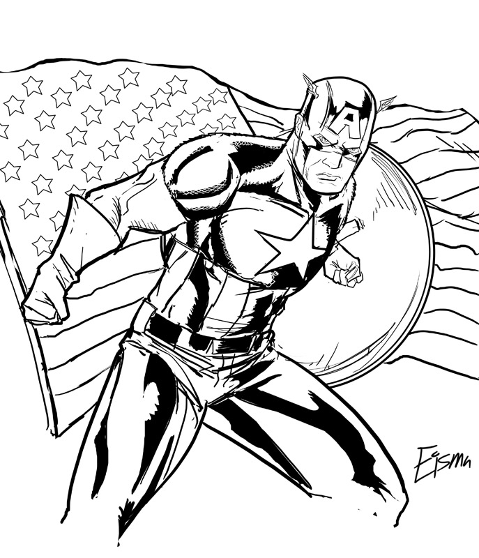 Free Printable Captain America Coloring Pages For Kids Free Printable Captain America Coloring Pages For Kids