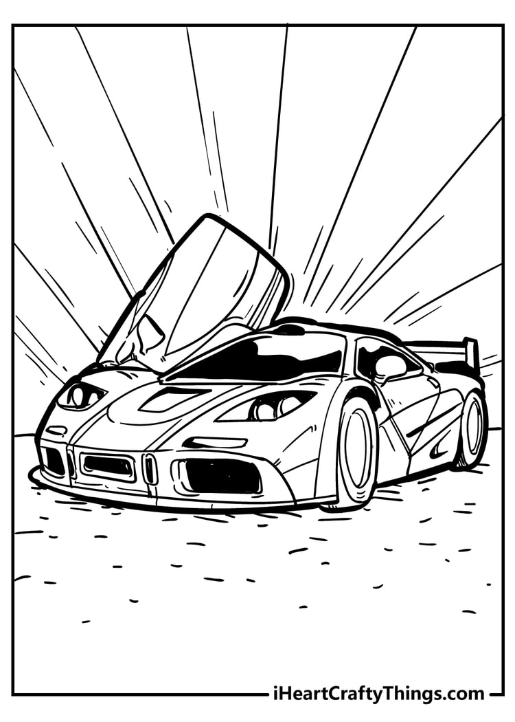 Free Printable Car Coloring Pages Free Printable Car Coloring Pages