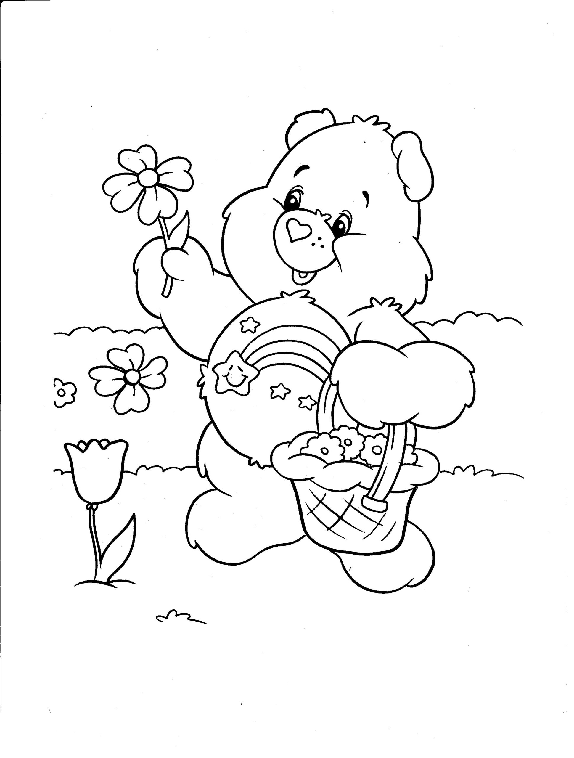 Free Printable Care Bear Coloring Pages Choose The Coloring Book You