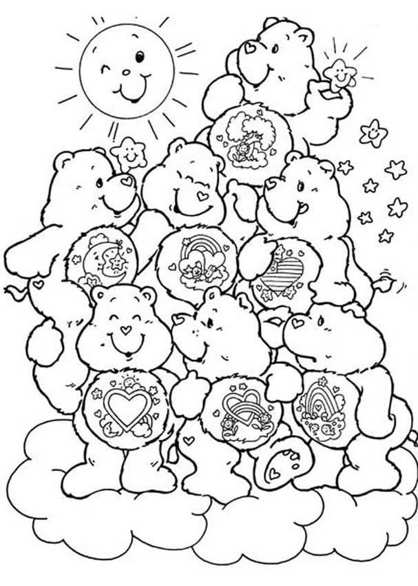 Free Printable Care Bear Coloring Pages For Kids Free Printable Care Bear Coloring Pages For Kids