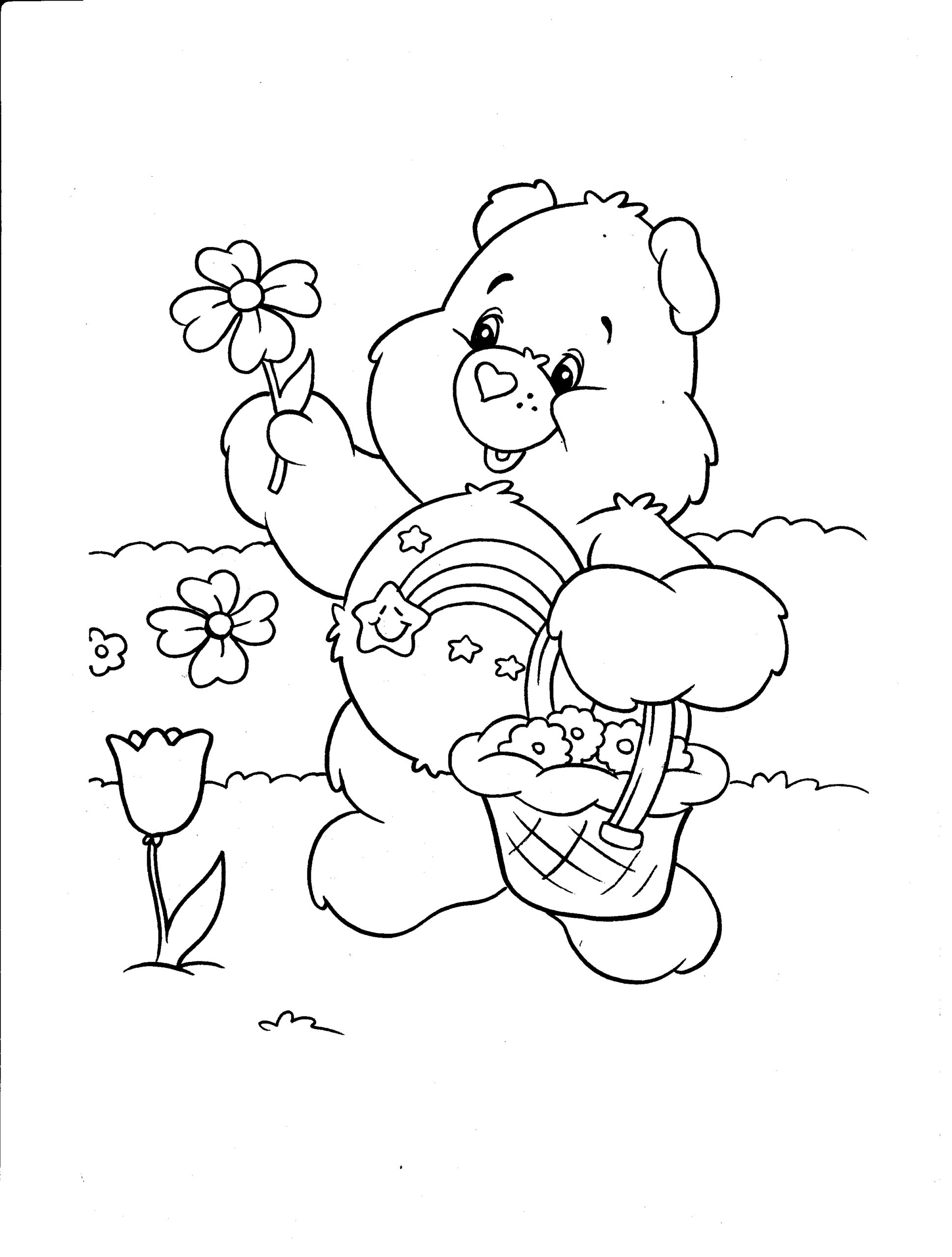 Free Printable Care Bear Coloring Pages For Kids Free Printable Care Bear Coloring Pages For Kids