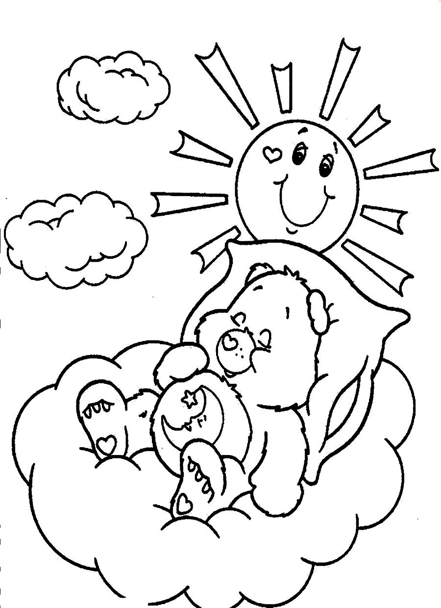 Free Printable Care Bear Coloring Pages For Kids Free Printable Care Bear Coloring Pages For Kids