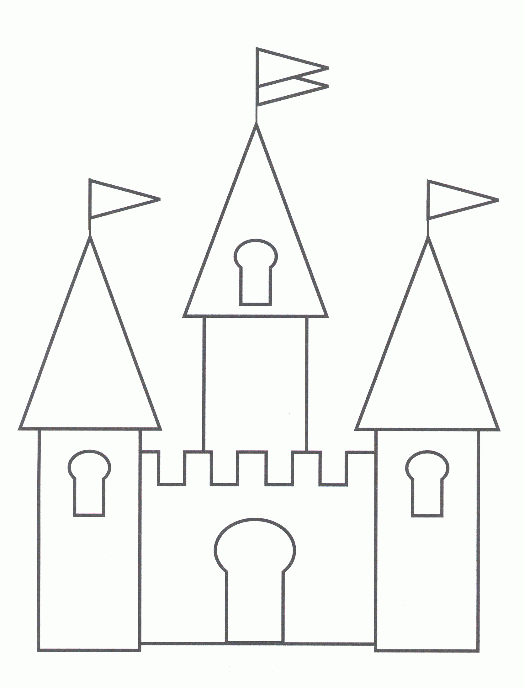 Free Printable Castle Coloring Pages For Kids Free Printable Castle Coloring Pages For Kids