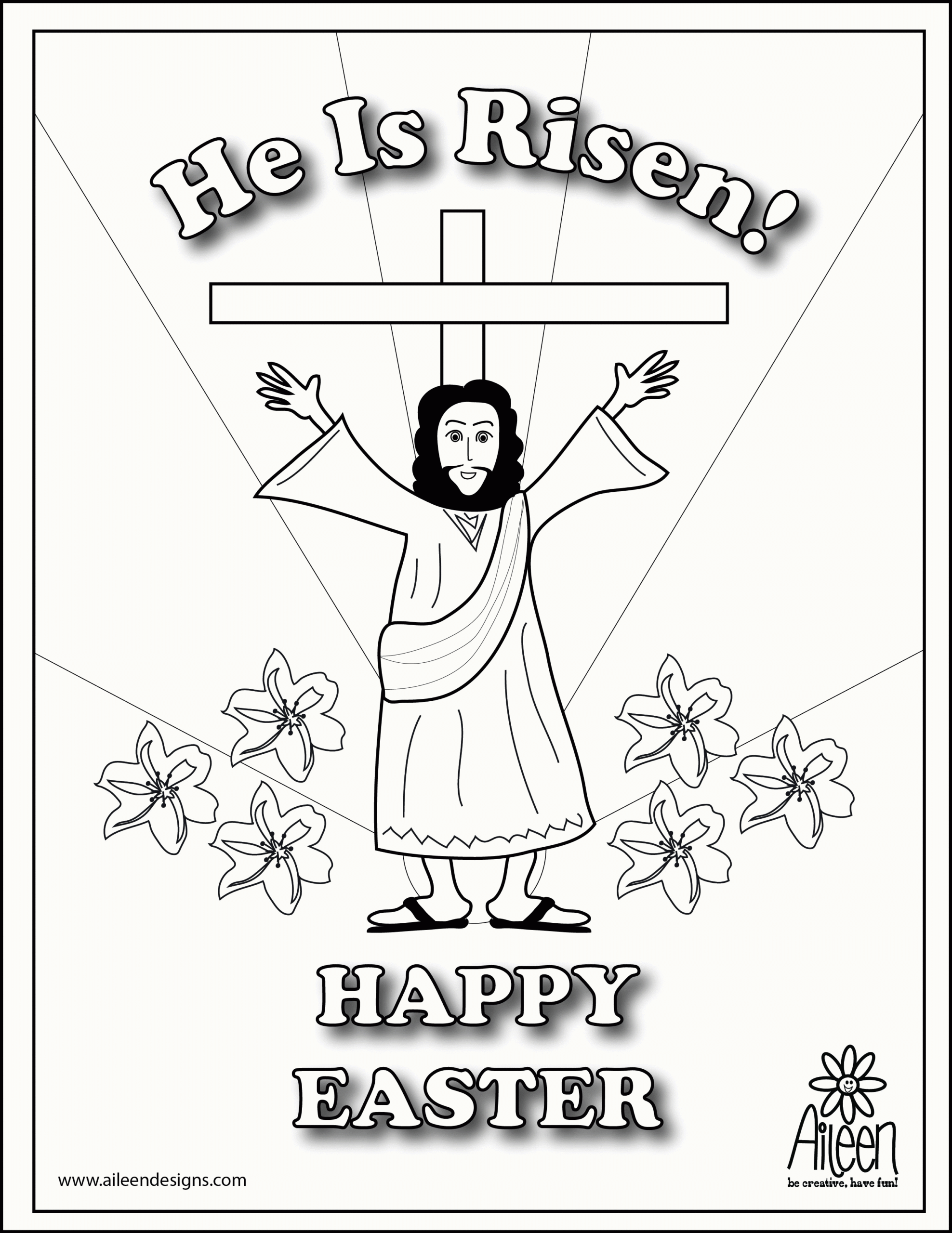 Free Printable Catholic Easter Coloring Pages