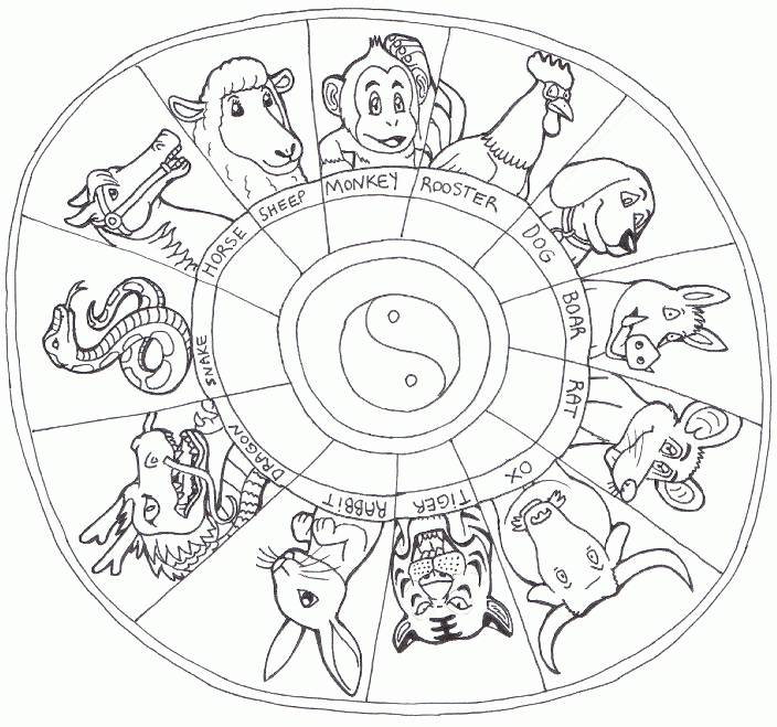 Free Printable Chinese Zodiac Coloring Pages Printable Templates Protal Free Printable Chinese Zodiac Coloring Pages Printable Templates Protal