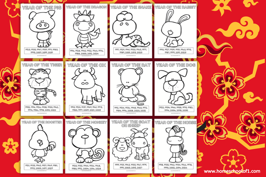 Free Printable Chinese Zodiac Coloring Pages Printable Templates Protal Free Printable Chinese Zodiac Coloring Pages Printable Templates Protal