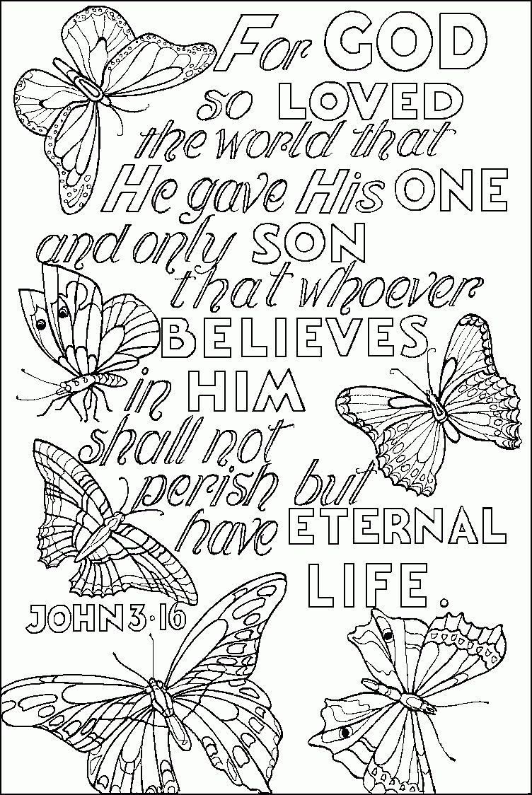 Christian Printable Coloring Pages