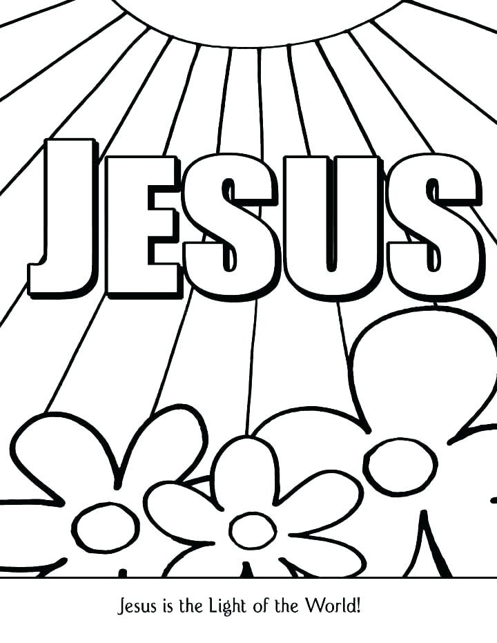Free Printable Christian Coloring Pages For Preschoolers At