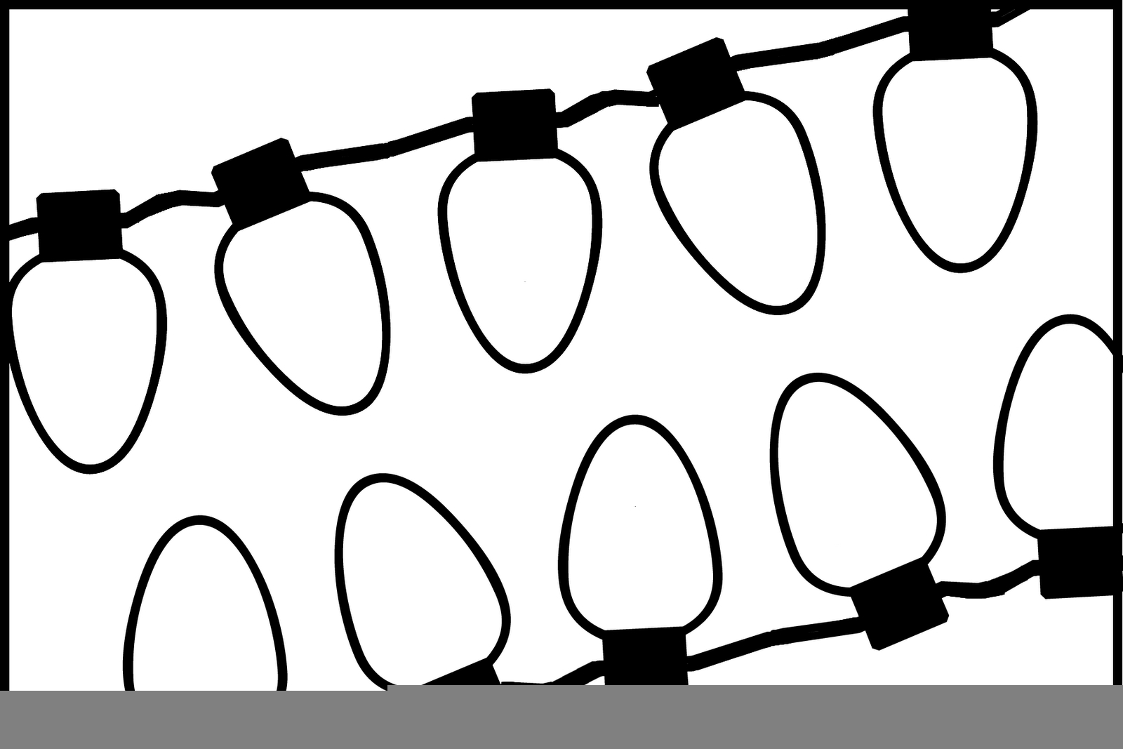 Free Printable Christmas Lights Coloring Pages Free Printable