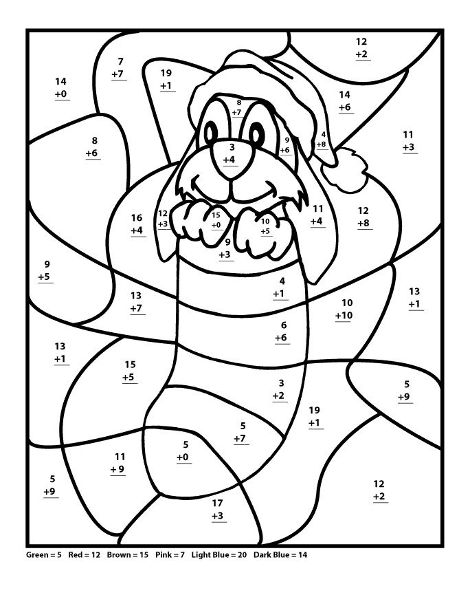 Free Printable Christmas Math Coloring Pages Coloring Book Free Printable Christmas Math Coloring Pages Coloring Book