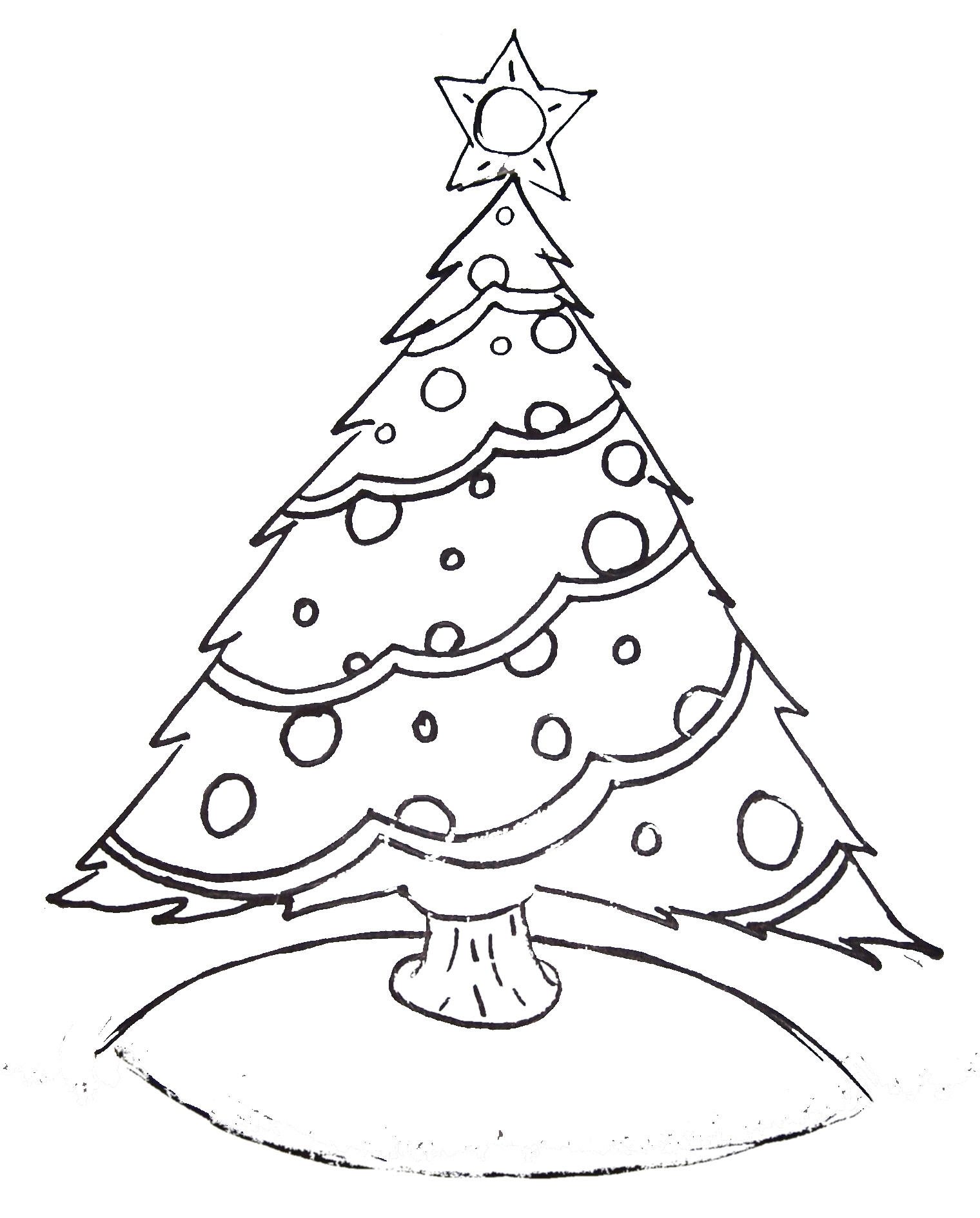 Free Printable Christmas Tree And Santa Coloring Pages Kids Creative Free Printable Christmas Tree And Santa Coloring Pages Kids Creative