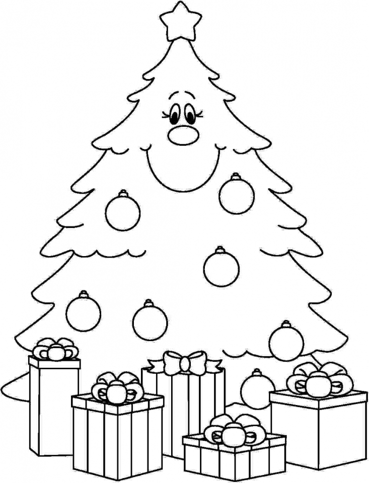 Free Printable Christmas Tree Coloring Pages Free Printable Christmas Tree Coloring Pages