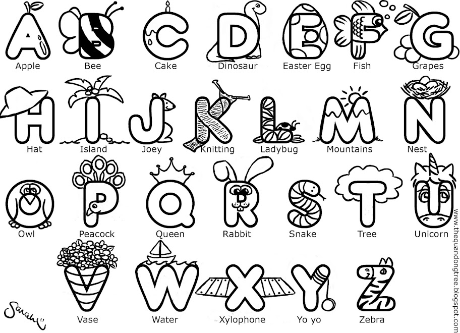 Free Printable Coloring Pages Abc Letters Free Printable Coloring Pages Abc Letters