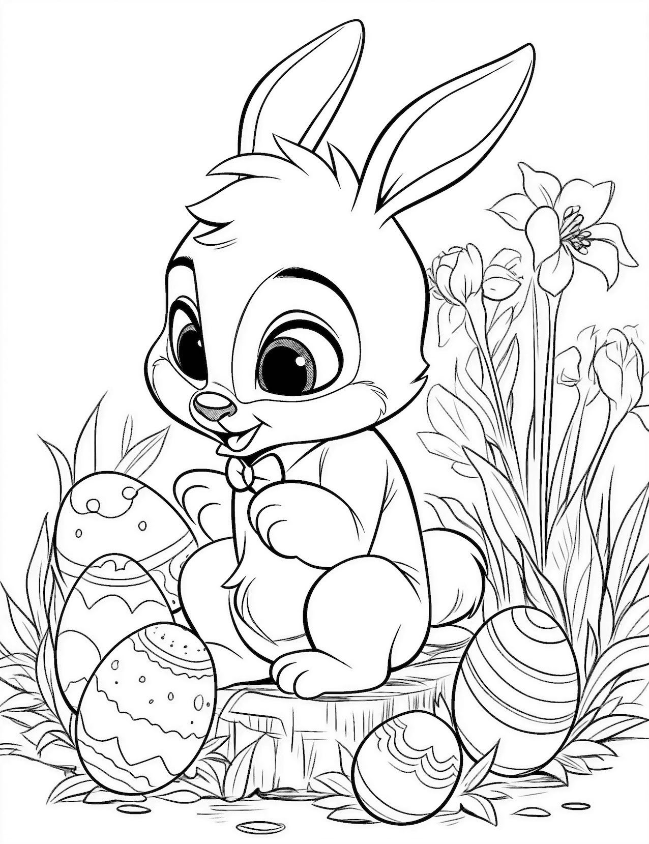 Free Printable Coloring Pages Easter Bunny Download Free Printable Free Printable Coloring Pages Easter Bunny Download Free Printable