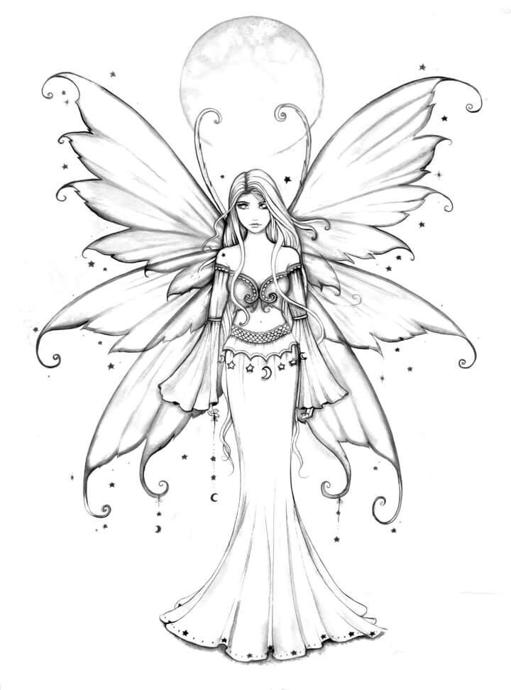 Free Printable Coloring Pages For Adults Fairies Free Printable Coloring Pages For Adults Fairies