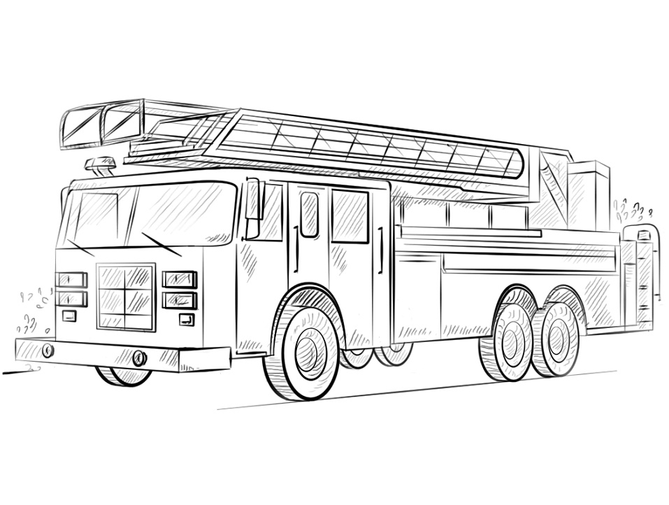 Free Printable Coloring Pages Fire Truck Free Printable Coloring Pages Fire Truck
