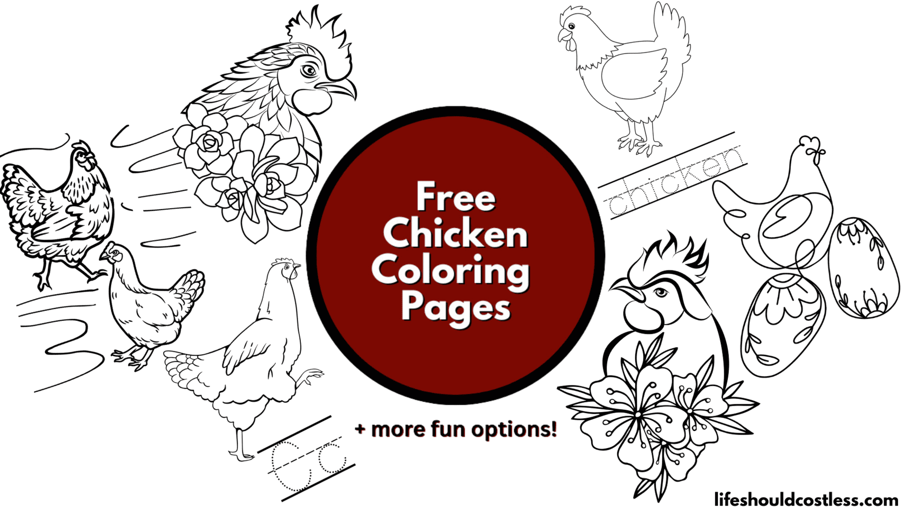 Free Printable Coloring Pages Of Chickens Free Printable Coloring Pages Of Chickens