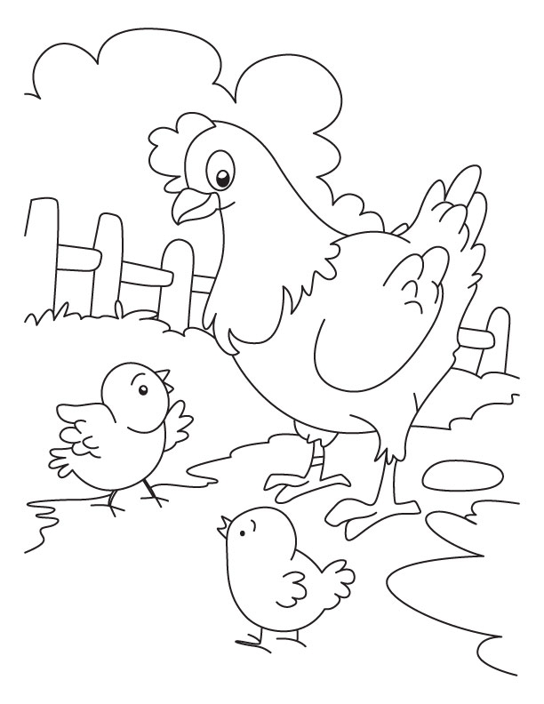 Free Printable Coloring Pages Of Chickens Free Printable Coloring Pages Of Chickens