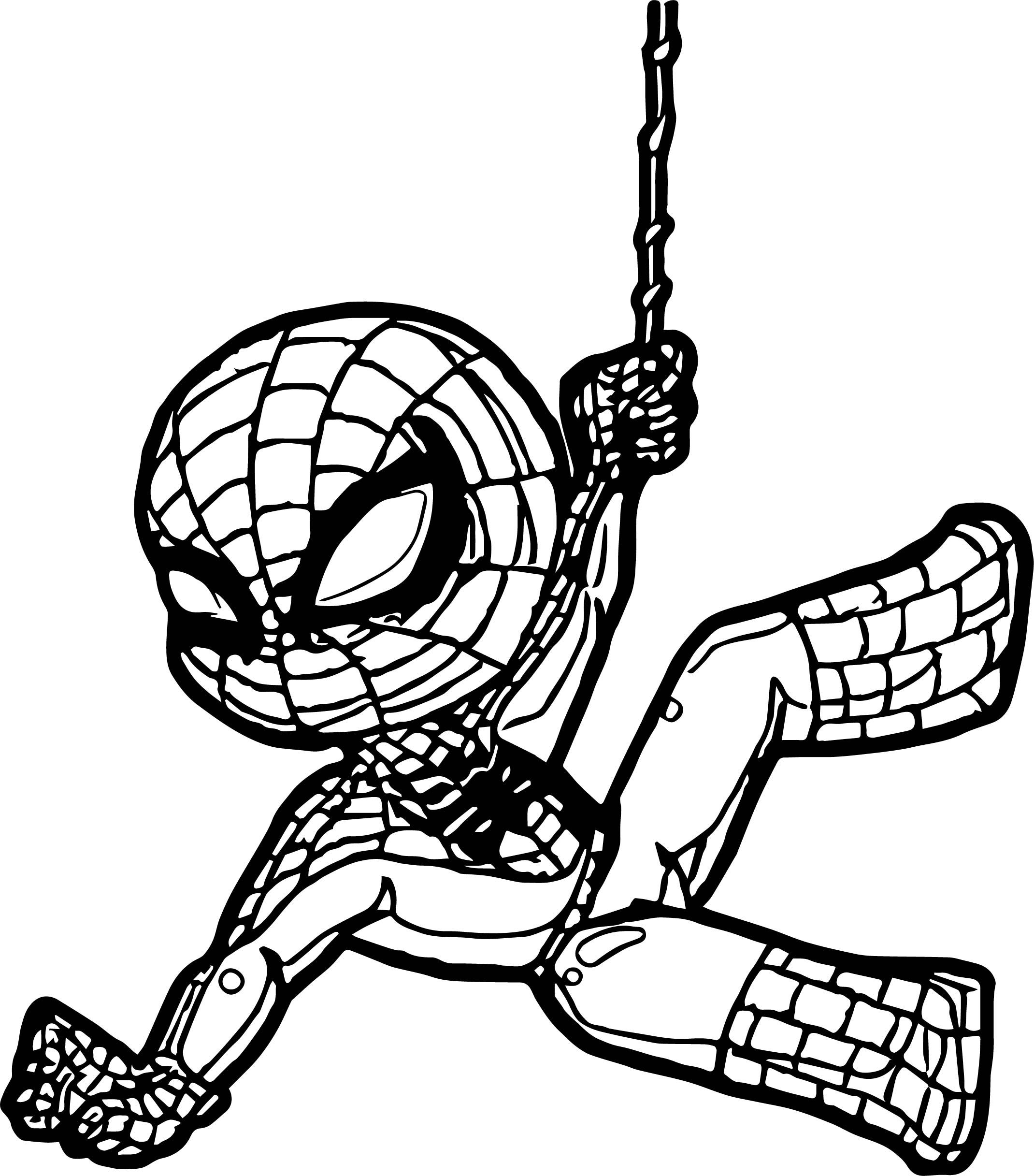 Printable Easy Spiderman Coloring Pages Printable Easy Spiderman Coloring Pages