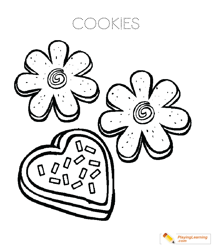 Free Printable Cookie Coloring Pages