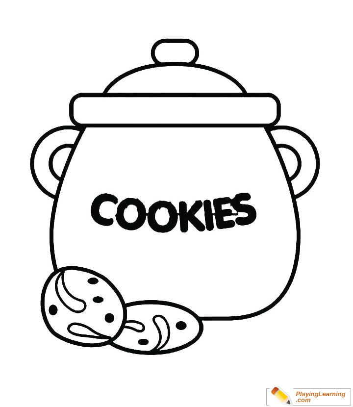 Free Printable Cookie Coloring Pages