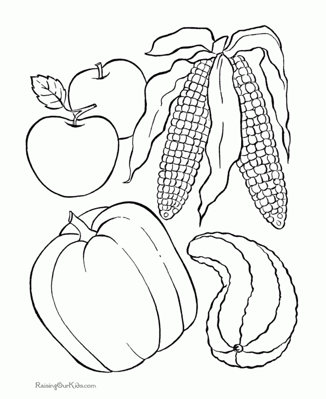 Free Printable Cornucopia Coloring Pages Coloring Home