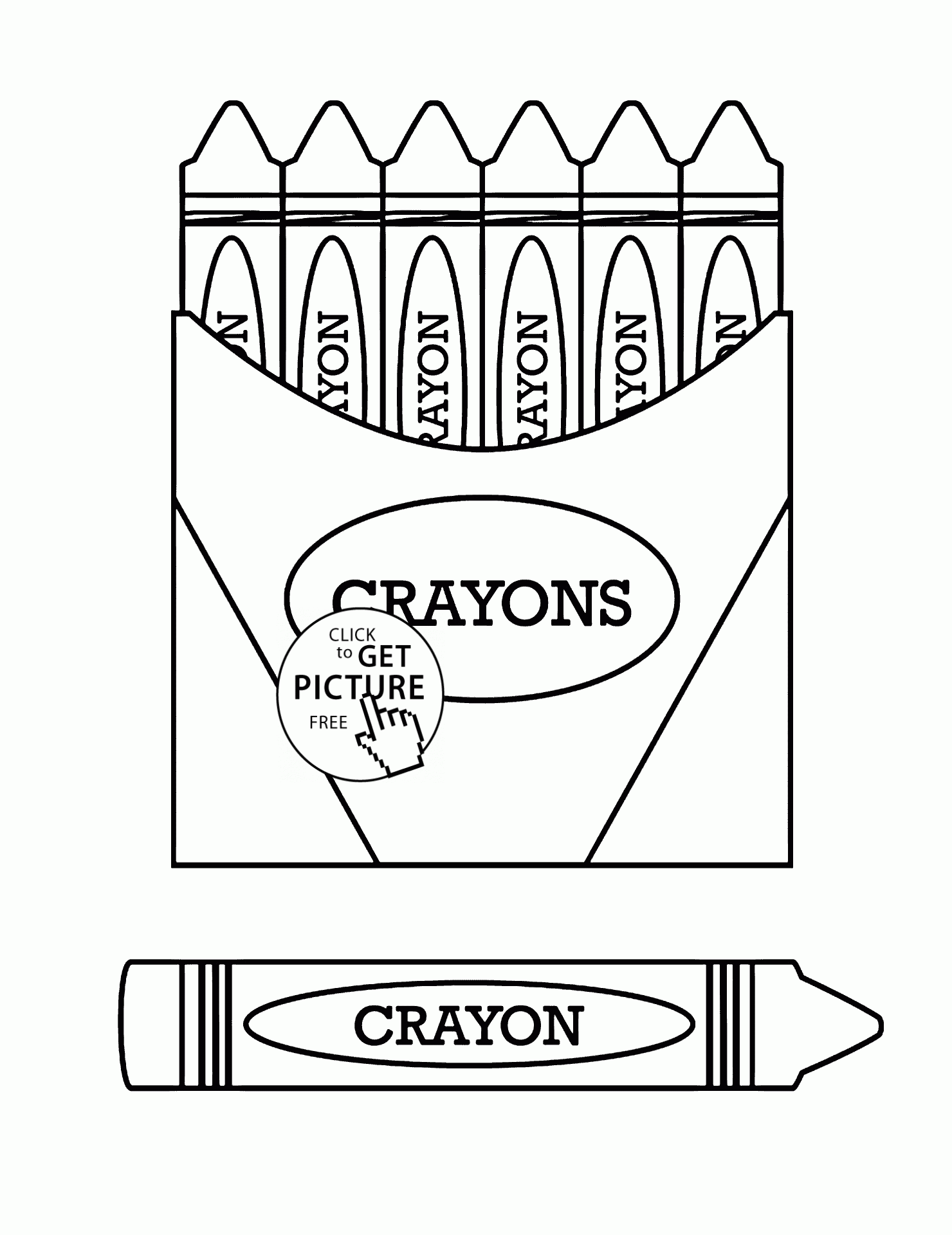 Free Printable Crayon Pattern Free Printable Free Printable Crayon Pattern Free Printable