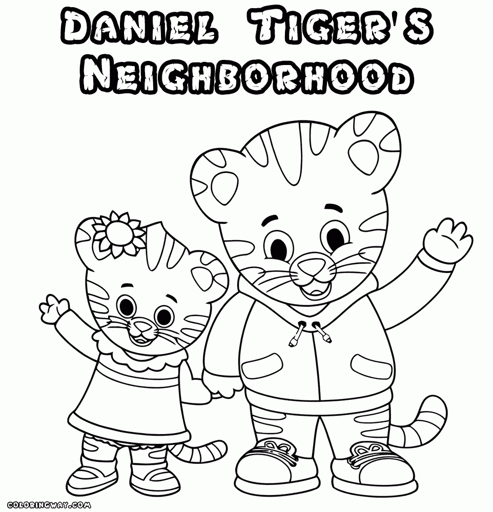 Free Printable Daniel Tiger Coloring Pages Coloring Home