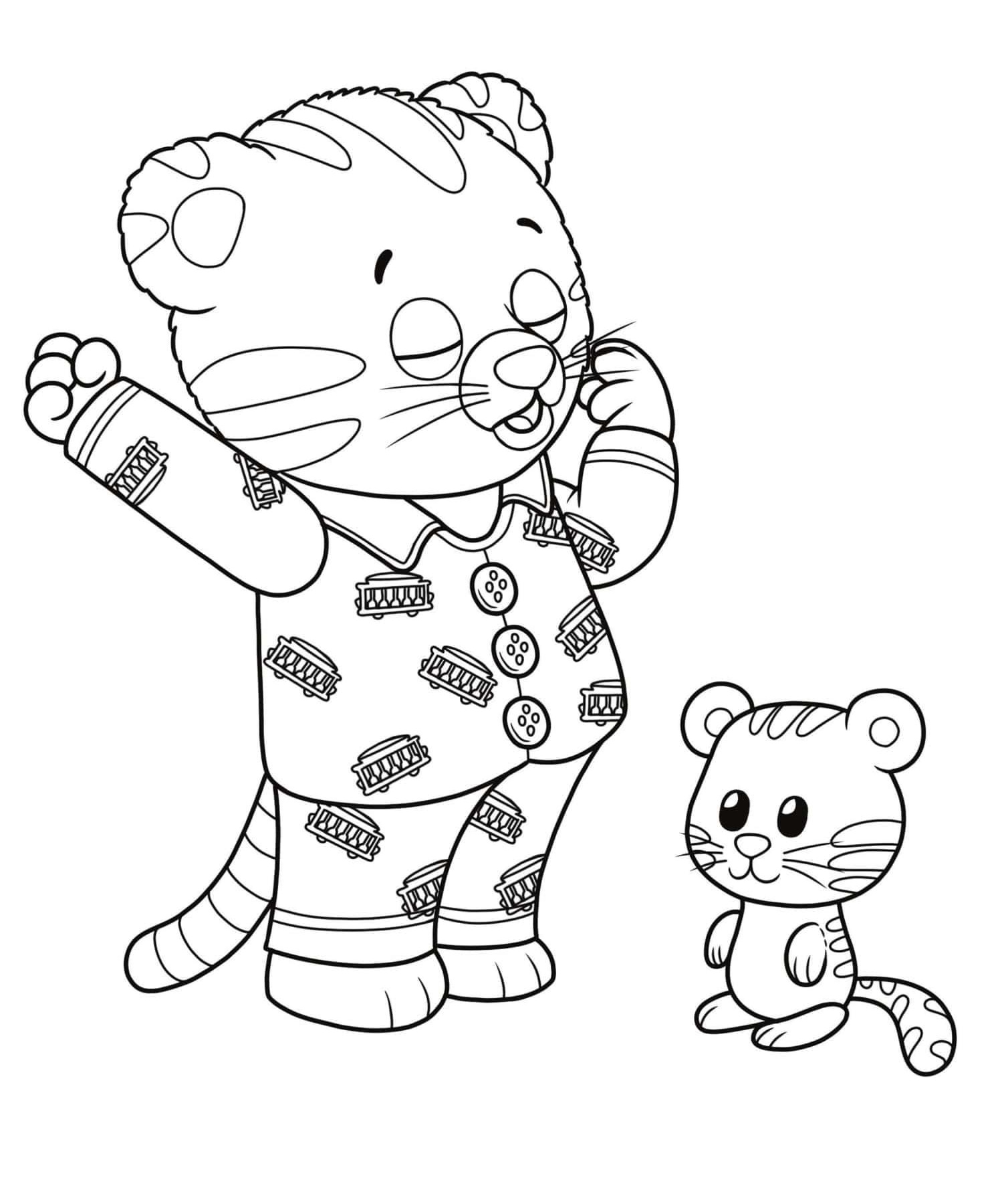 Free Printable Daniel Tiger Coloring Pages Coloring Pages
