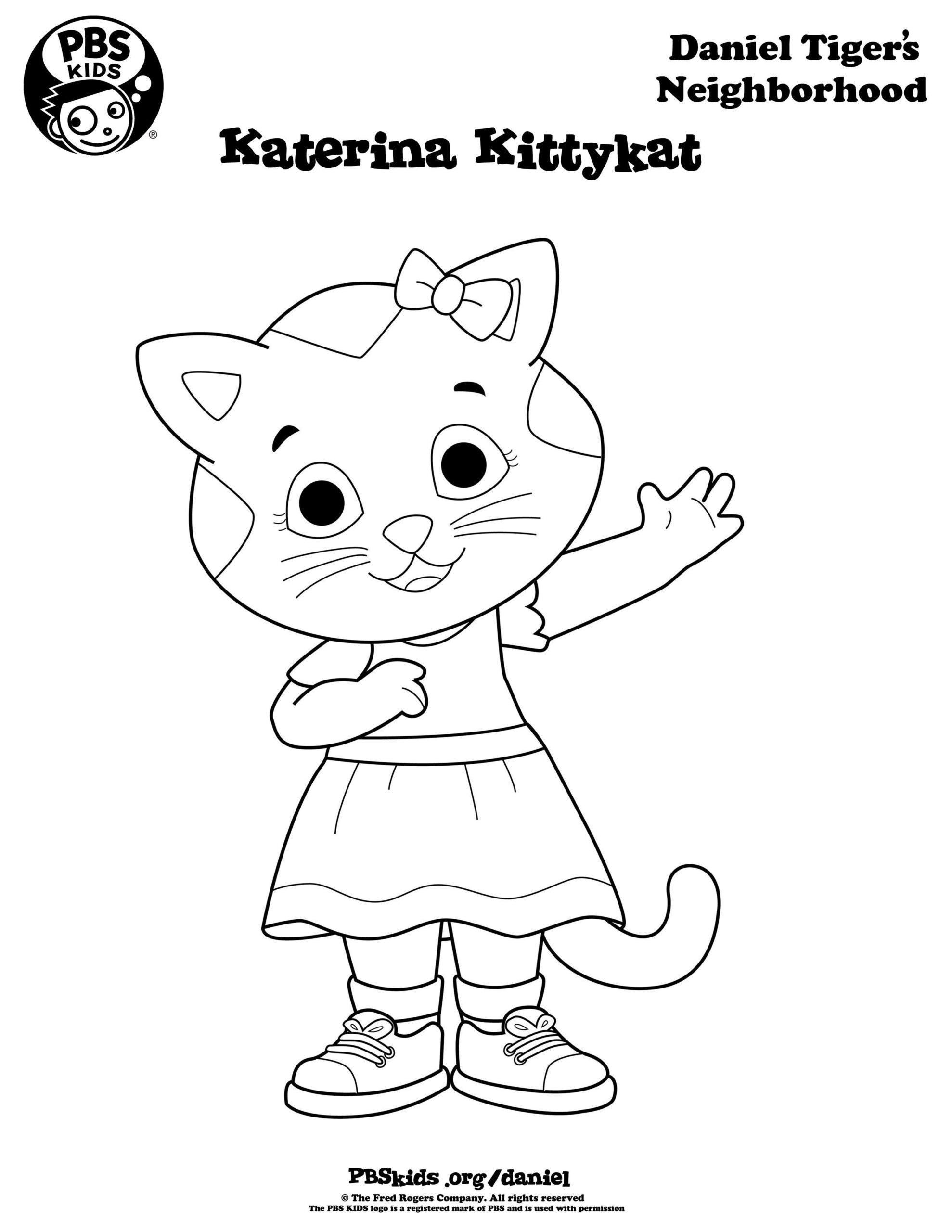 Free Printable Daniel Tiger Coloring Pages