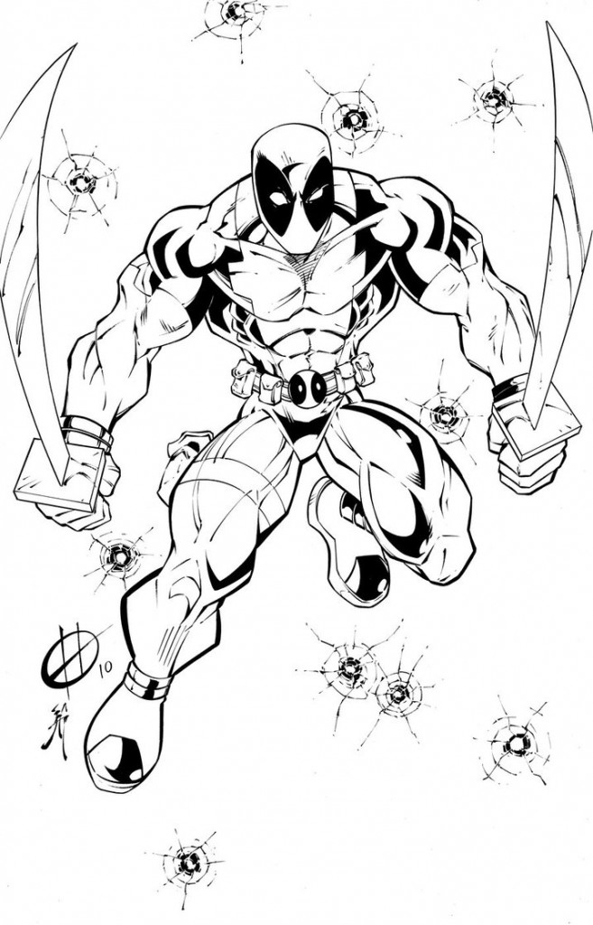 Free Printable Deadpool Coloring Pages For Kids Free Printable Deadpool Coloring Pages For Kids