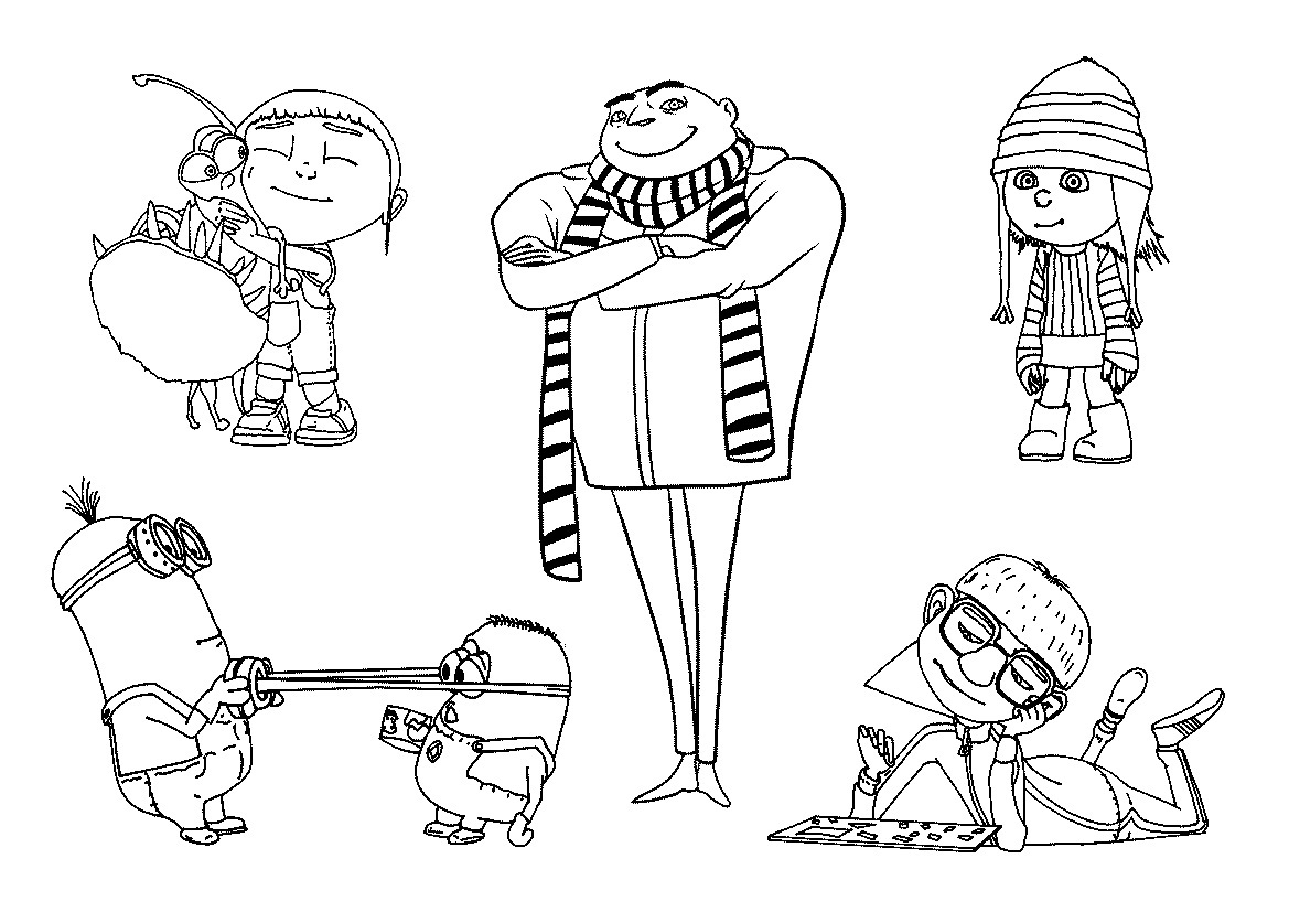 Free Printable Despicable Me Coloring Pages For Kids Free Printable Despicable Me Coloring Pages For Kids
