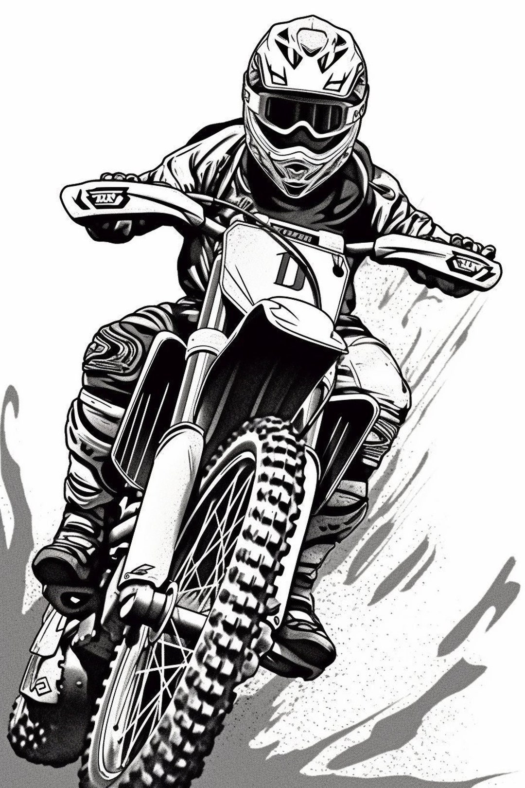 Free Printable Dirt Bike Coloring Pages