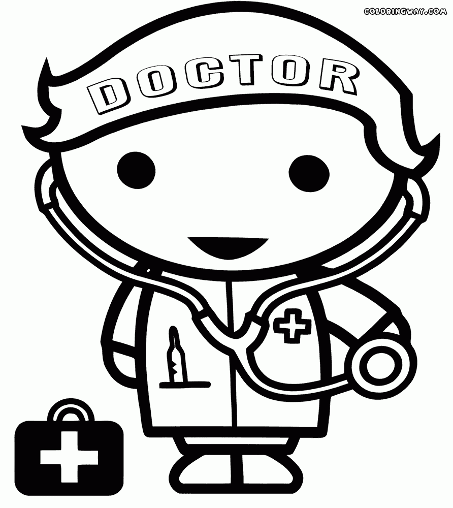 Free Printable Doctor Coloring Pages Free Printable Doctor Coloring Pages