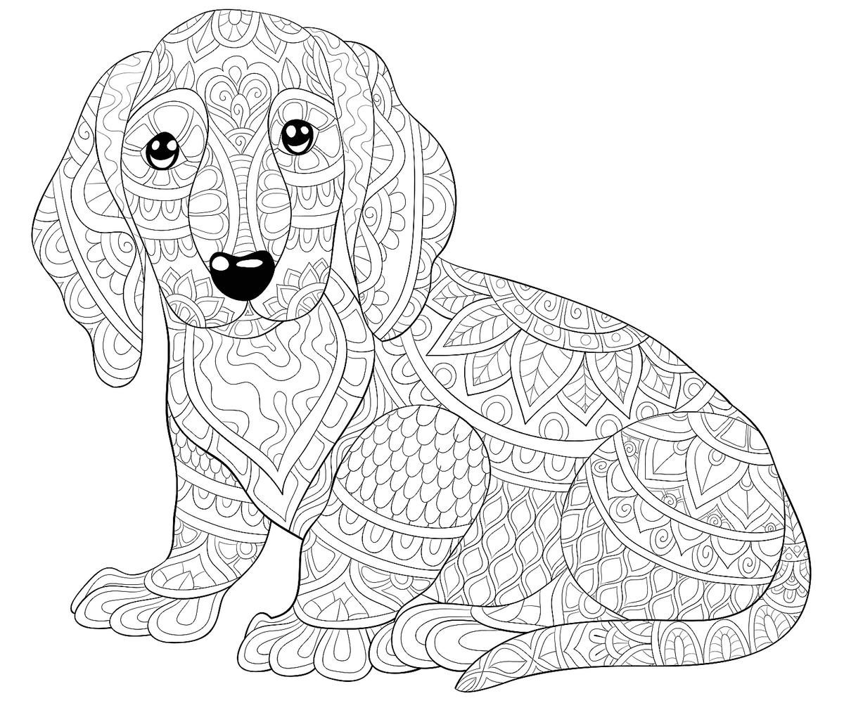 Free Printable Dog Coloring Pages Free Printable Dog Coloring Pages