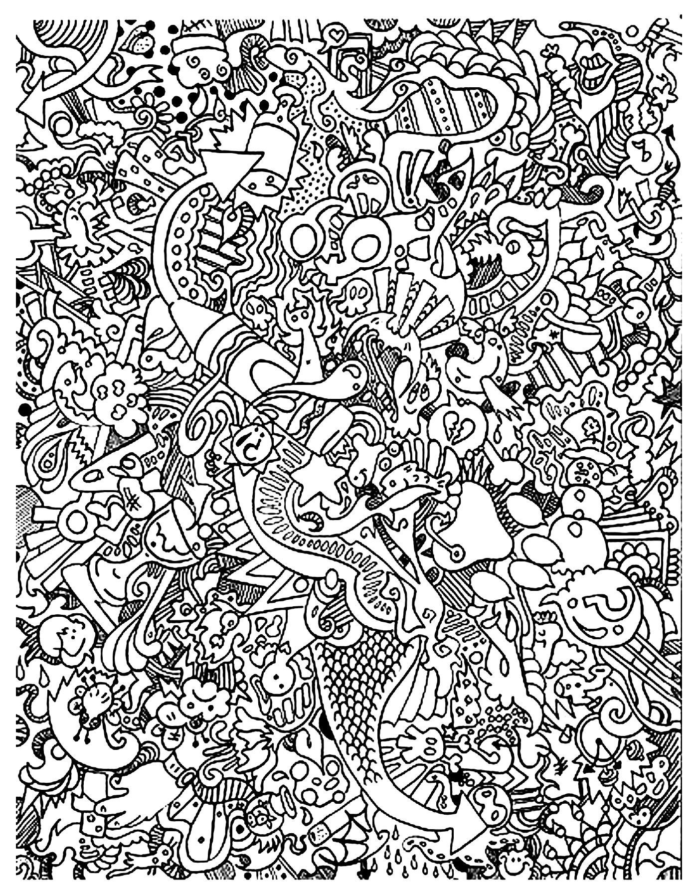 Free Printable Doodle Coloring Pages Printable Templates Free Printable Doodle Coloring Pages Printable Templates