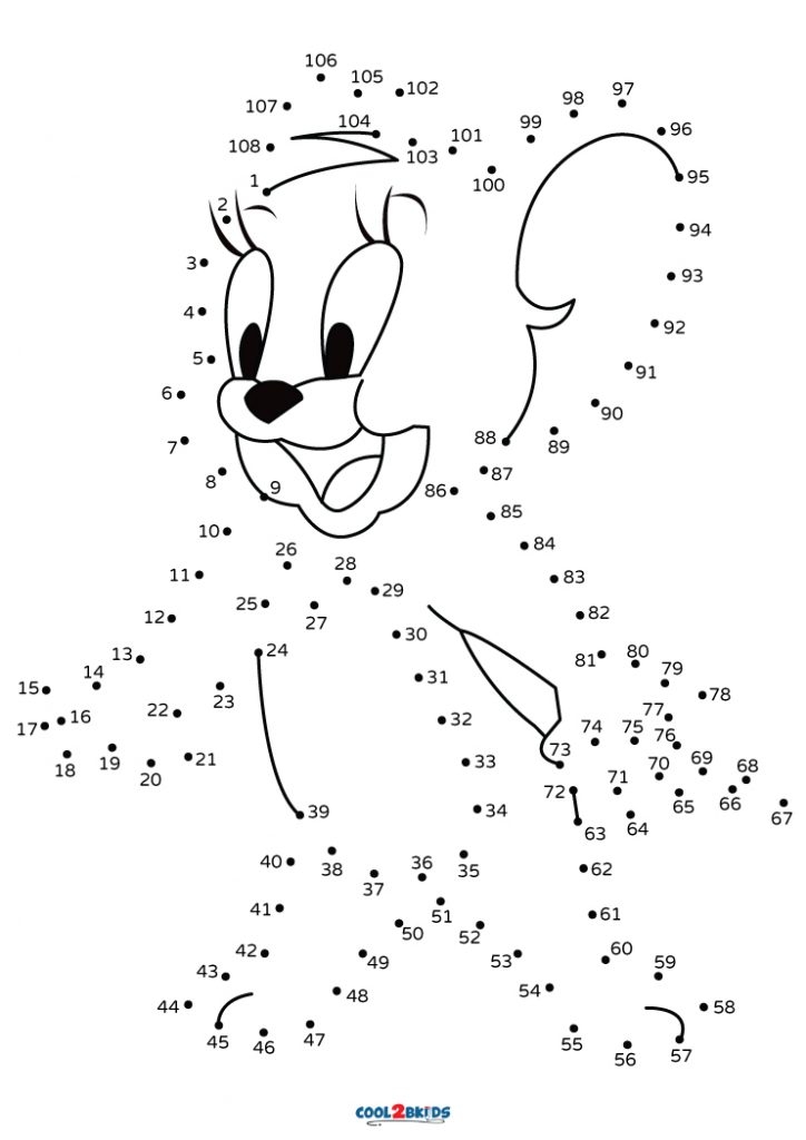 Free Printable Dot To Dot Coloring Pages Free Printable Dot To Dot Coloring Pages