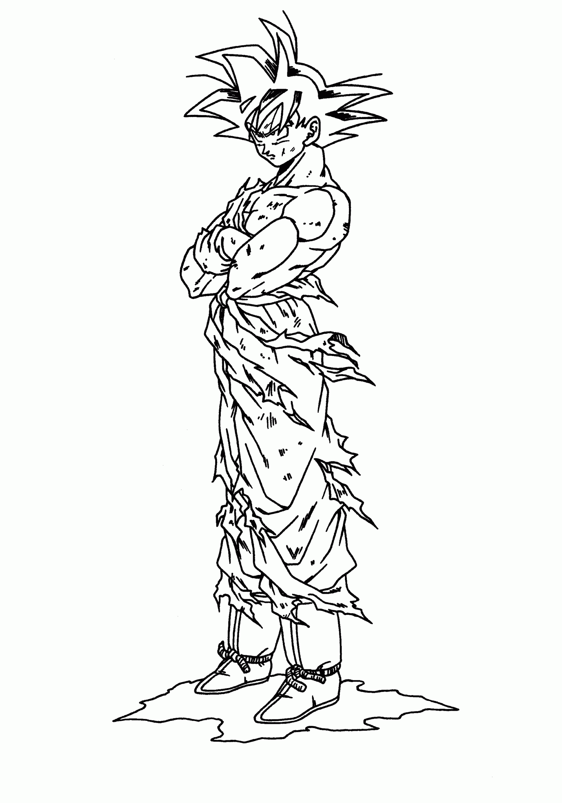 Free Printable Dragon Ball Z Coloring Pages For Kids Free Printable Dragon Ball Z Coloring Pages For Kids