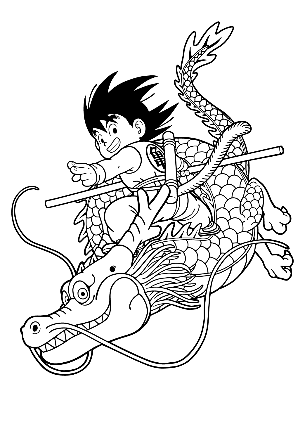 Free Printable Dragon Ball Z Dragon Coloring Page For Adults And Kids Free Printable Dragon Ball Z Dragon Coloring Page For Adults And Kids