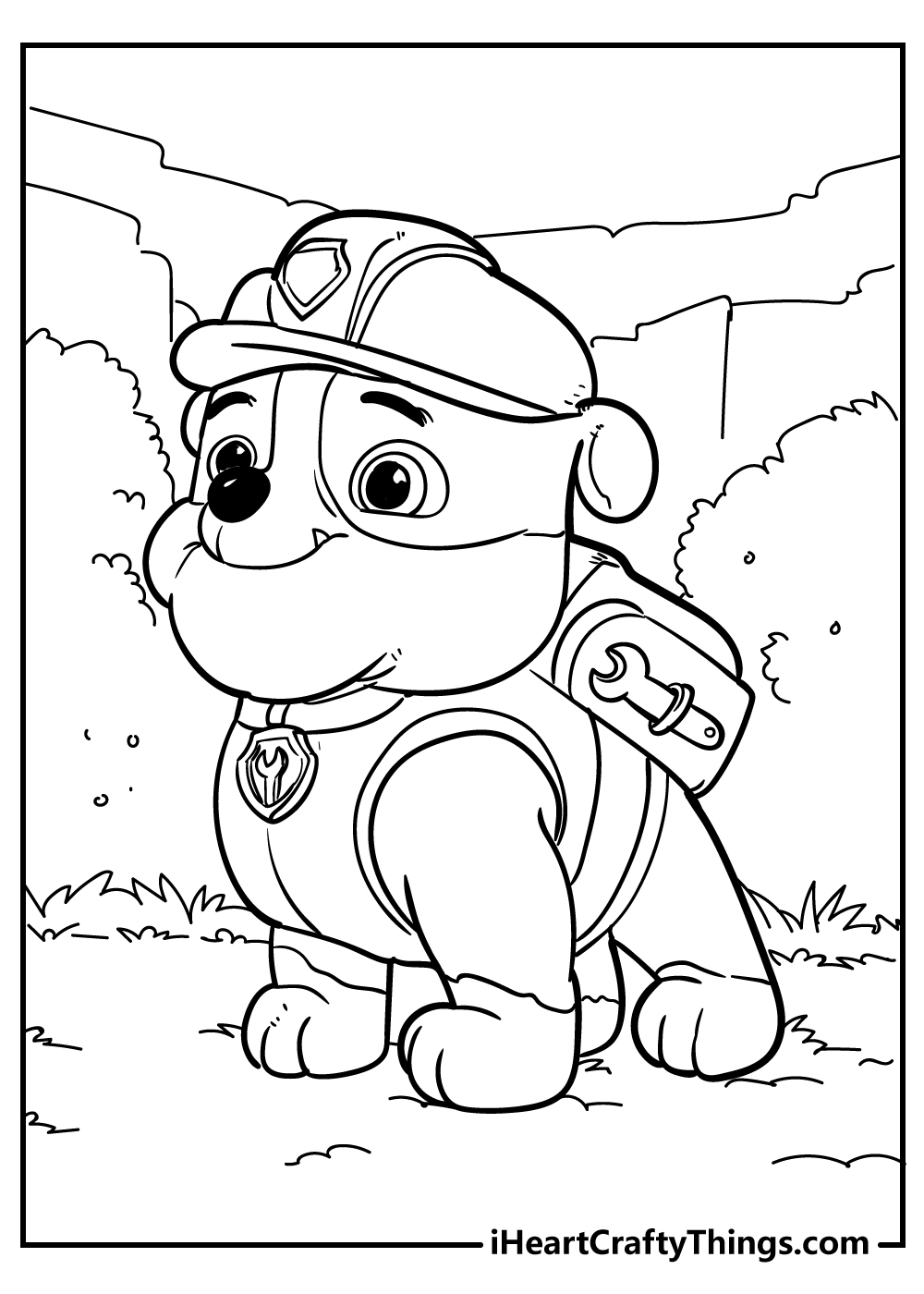 Free Printable Easy Paw Patrol Coloring Pages Free Printable Easy Paw Patrol Coloring Pages