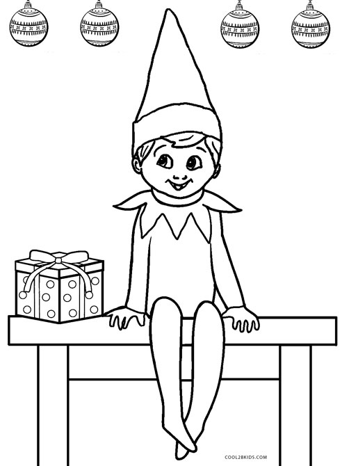Free Printable Elf Coloring Pages For Kids Free Printable Elf Coloring Pages For Kids