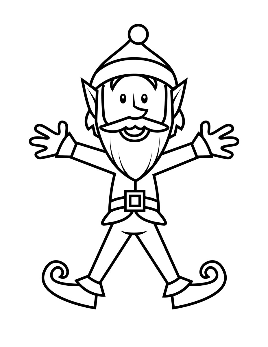 Free Printable Elf Coloring Pages For Kids Free Printable Elf Coloring Pages For Kids