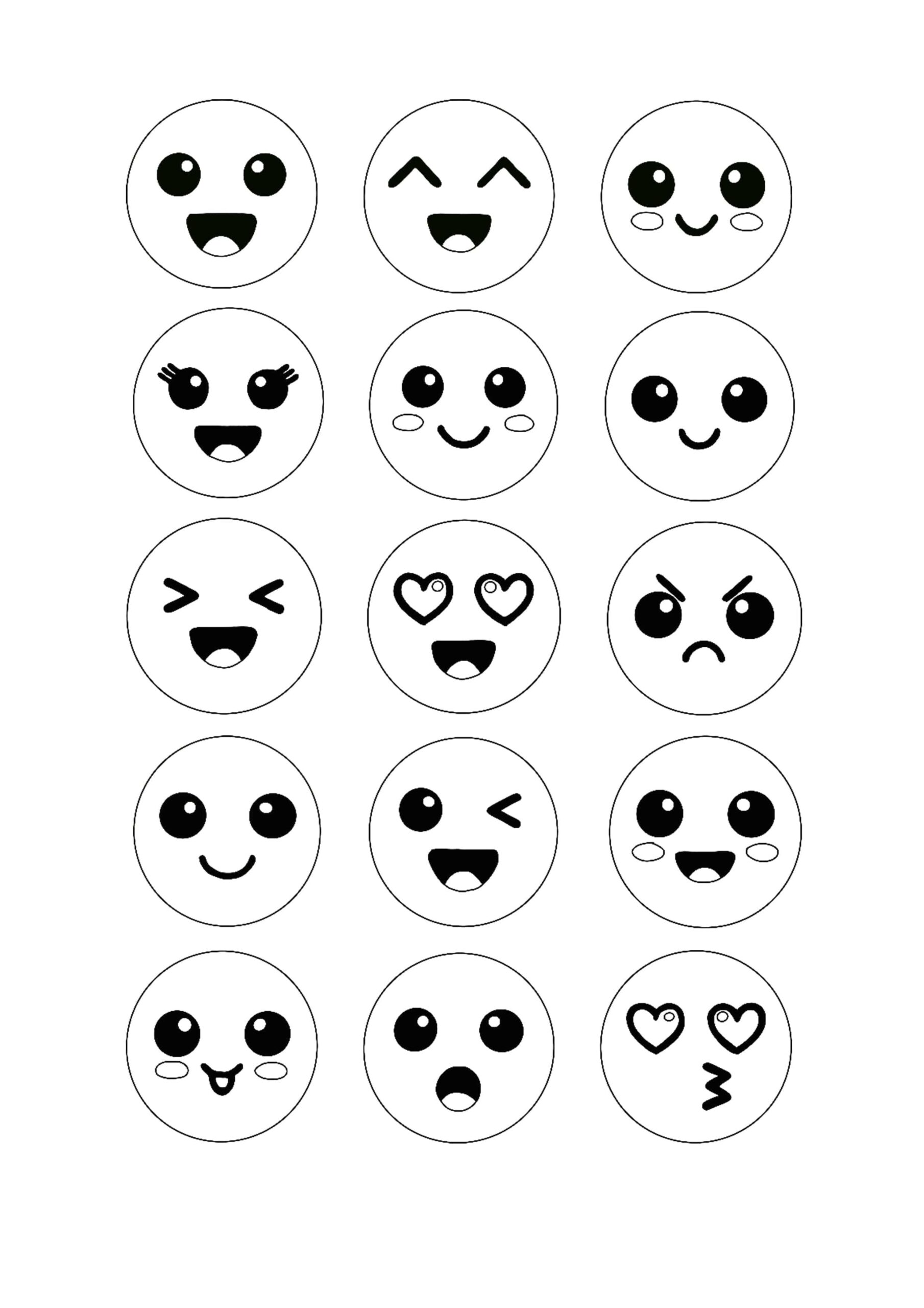 Free Printable Emoji Coloring Pages For Kids Artofit