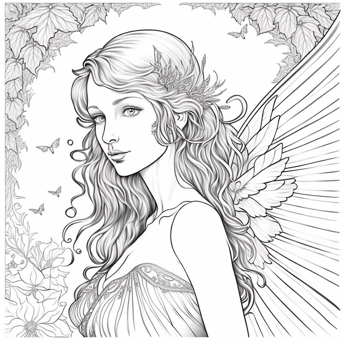 Free Printable Faerie Coloring Pages Vrogue Co