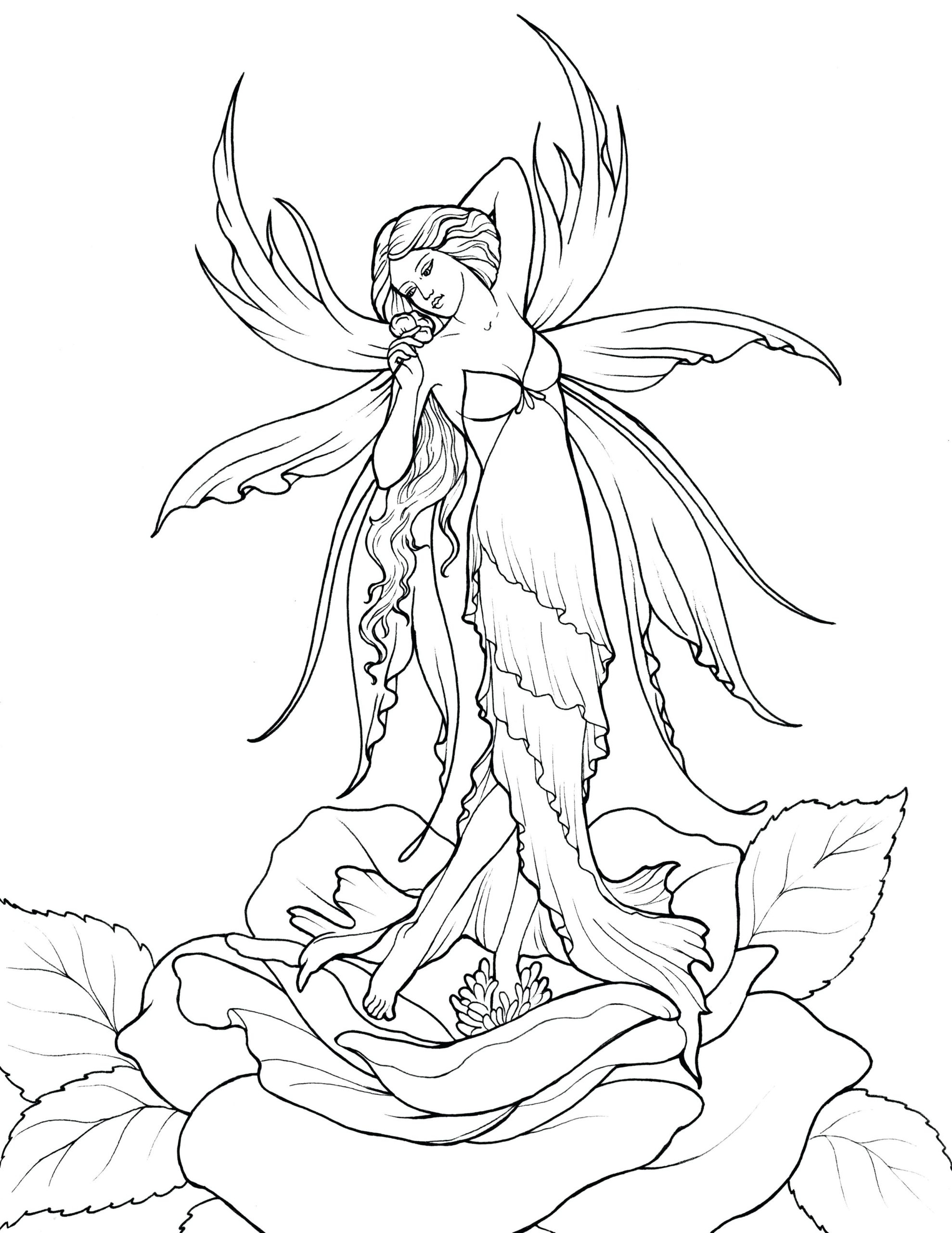 Free Printable Fairy Coloring Pages Free Printable Fairy Coloring Pages