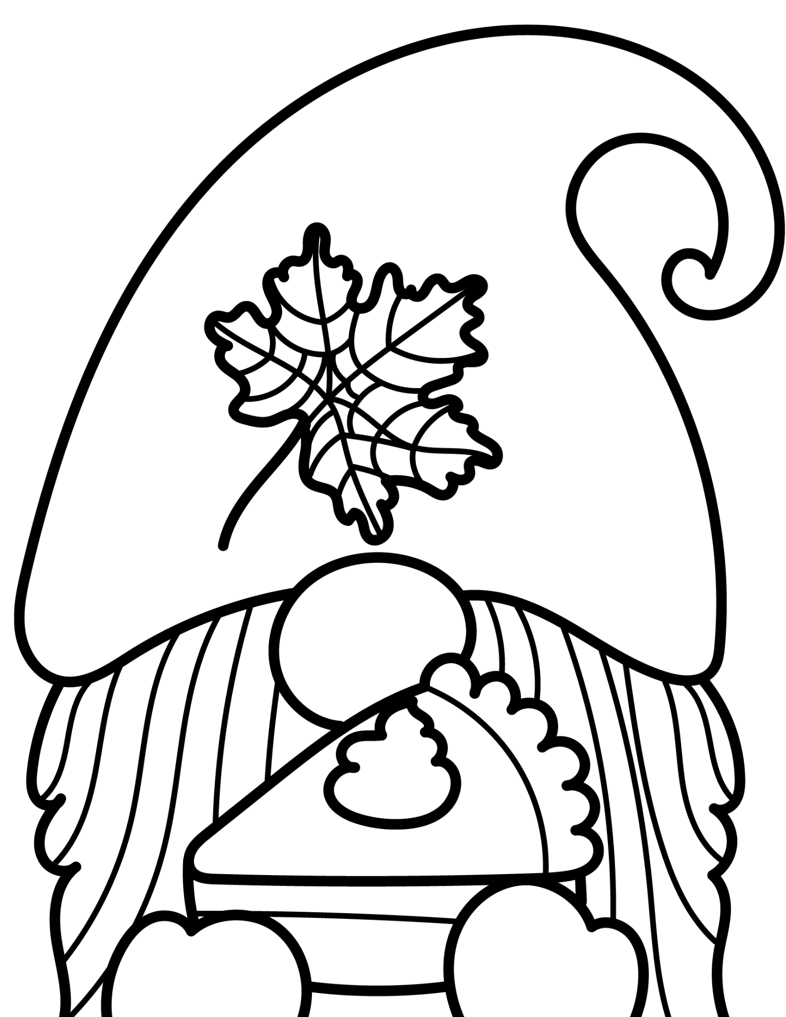 Gnome Coloring Pages Printable Gnome Coloring Pages Printable