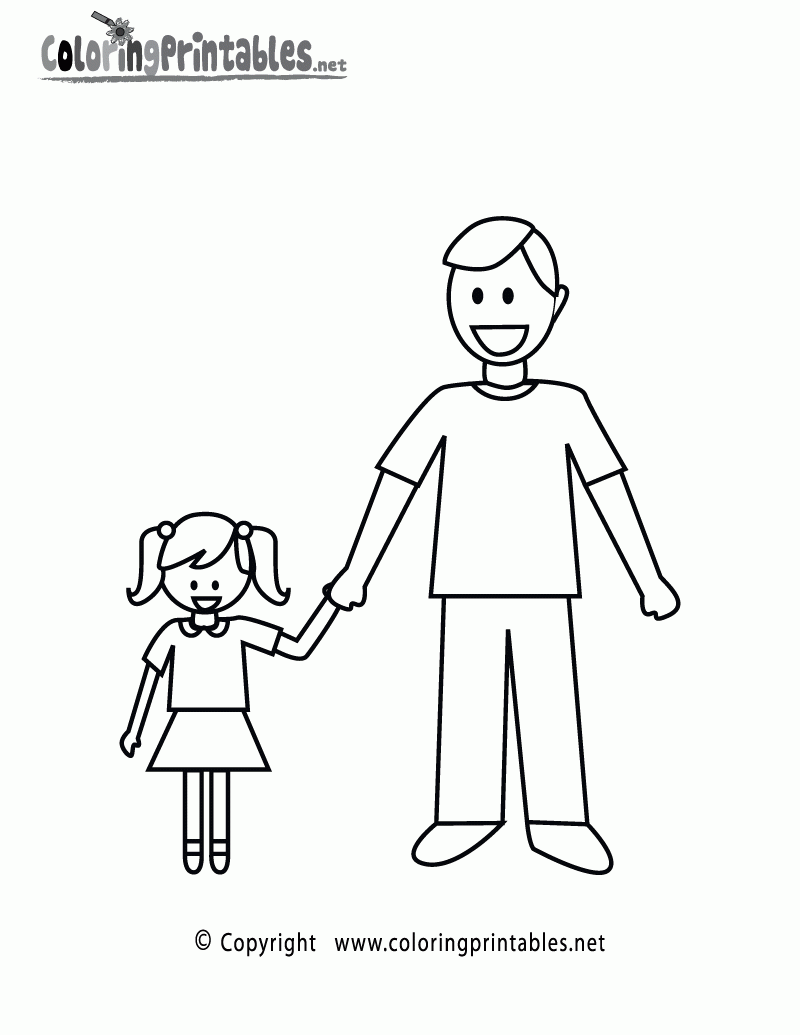 Free Printable Father S Day Coloring Page